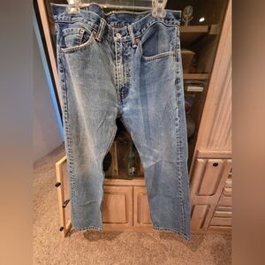 Levi's 505 Classic Denim Blue Jeans